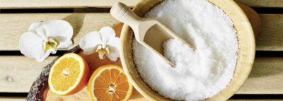 Peelingsalz mit Orangen